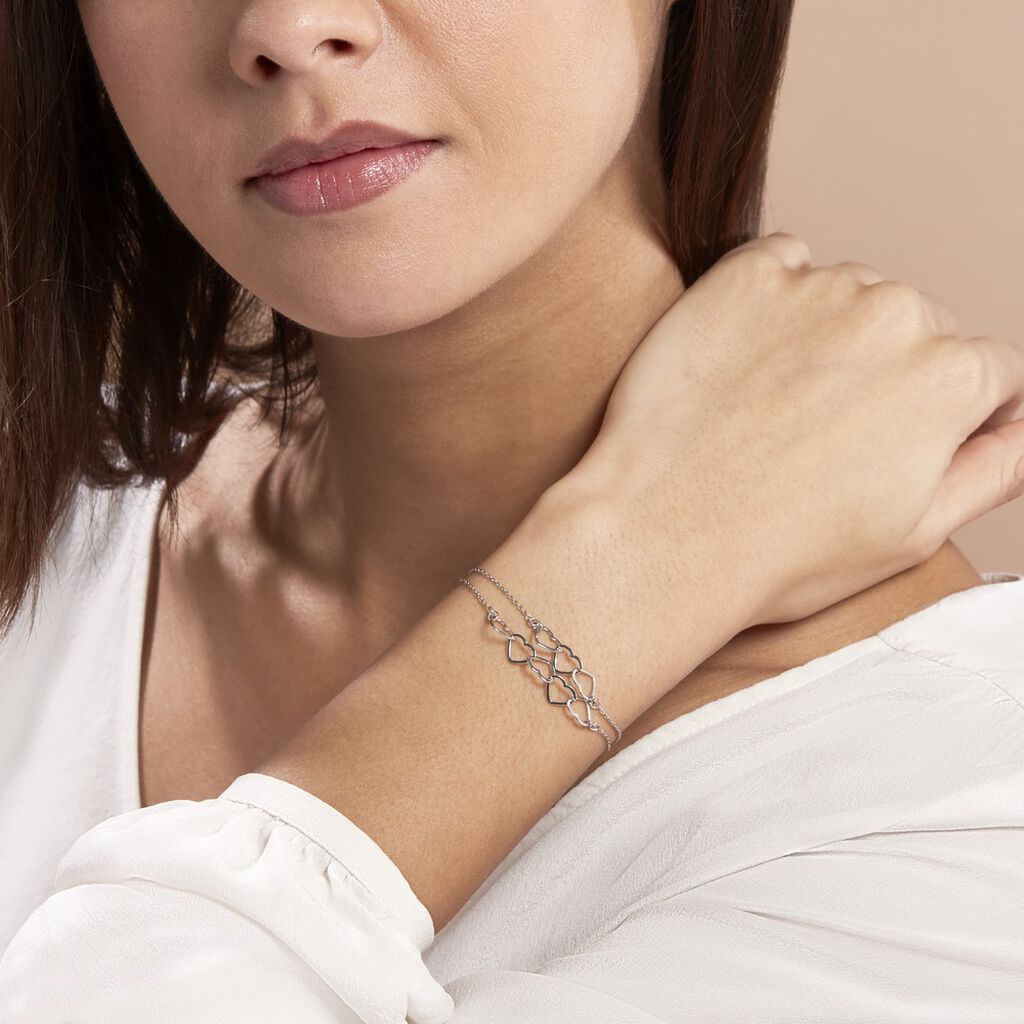 Bracelet Chiara Argent Blanc