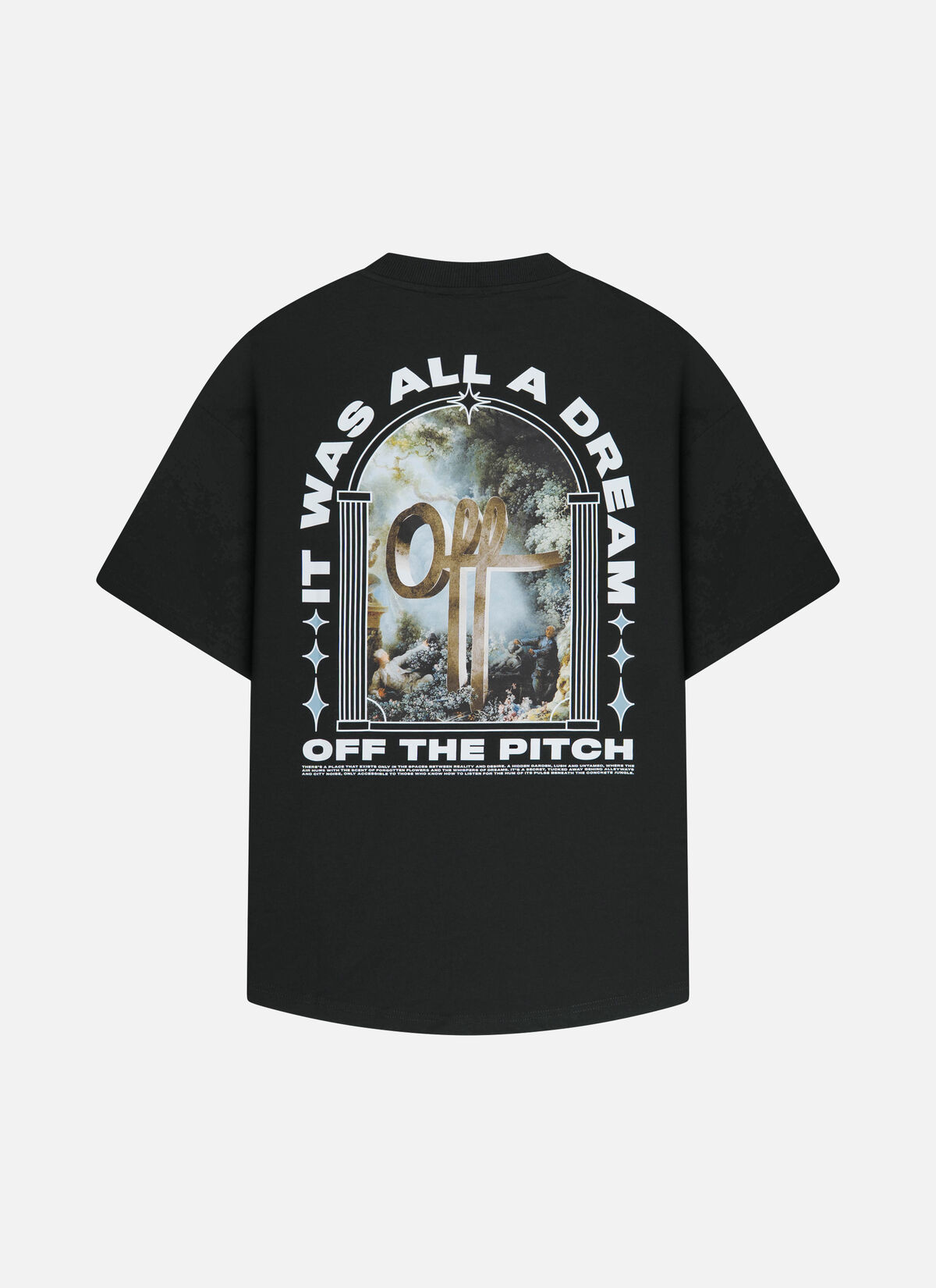 Off The Pitch Passage T-Shirt Heren Zwart