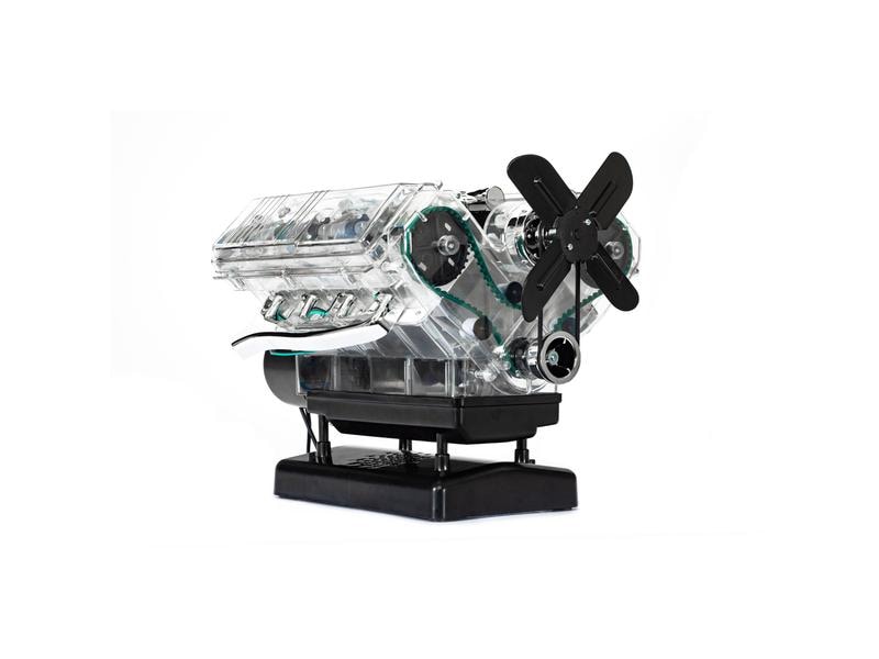 Franzis Bausatz V8 Motor 1:3, Deutsch/Englisch Technikbausatz V8-Motor
