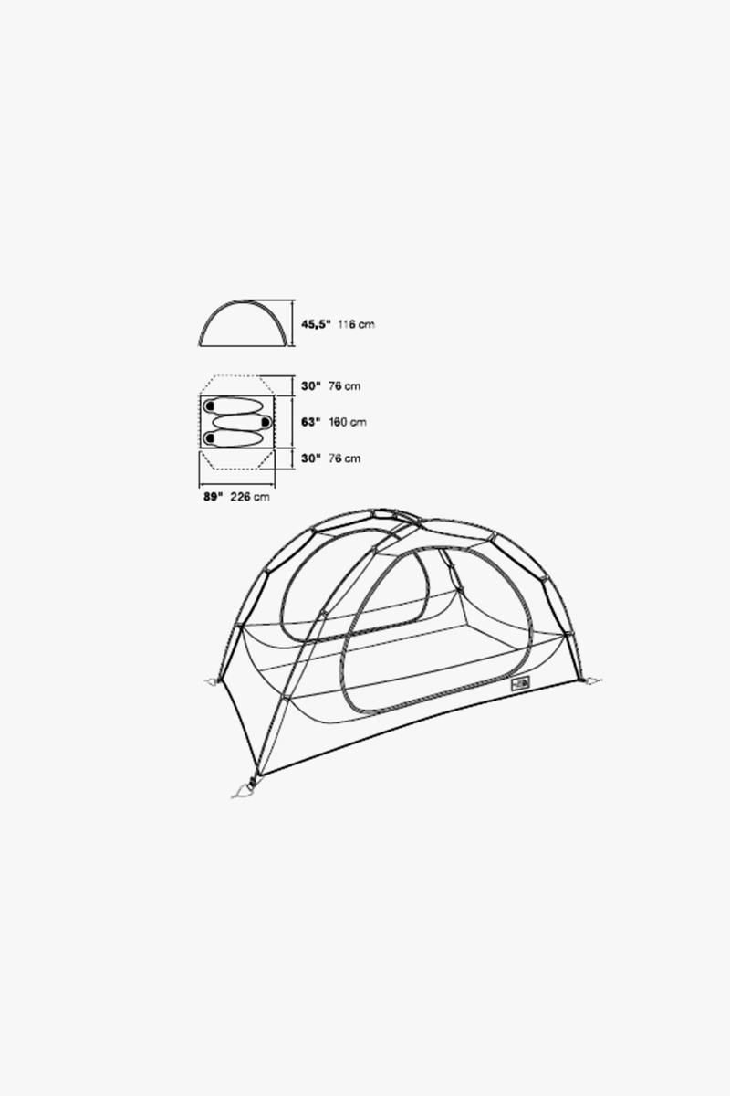 The North Face Talus Eco 3 Zelt