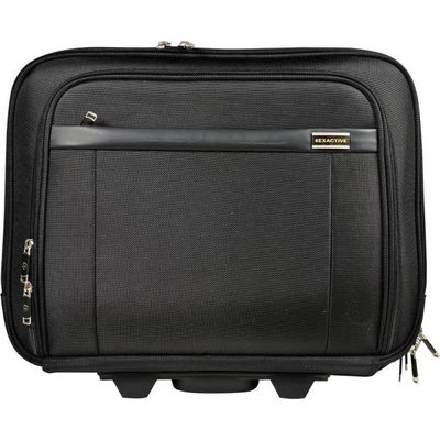 Exacompta Exactive - Valisette trolley business - noir, orange