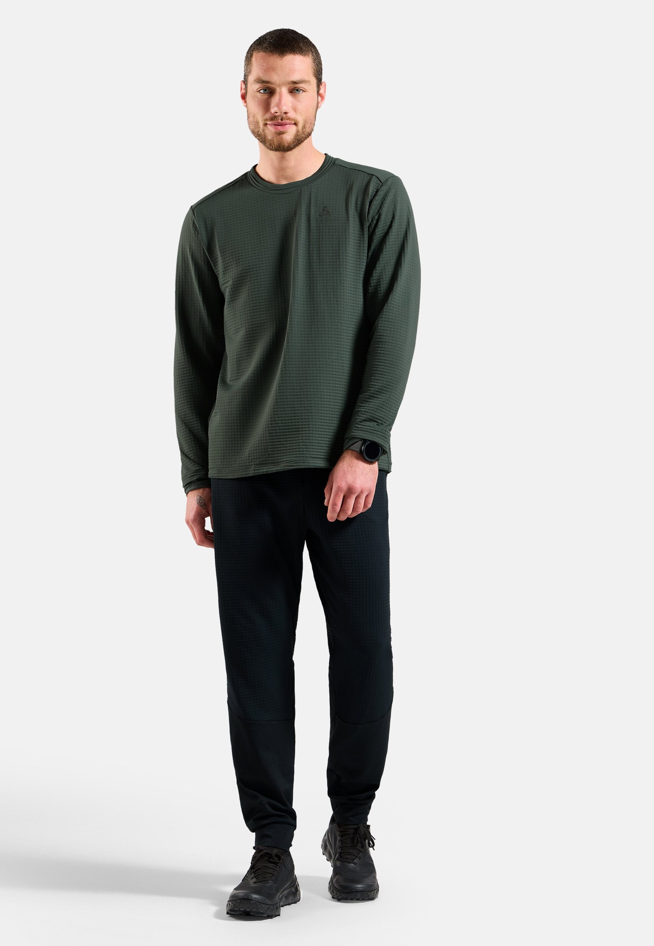 Essentials Thermal Laufshirt mit Rundhalsausschnitt in urban chic