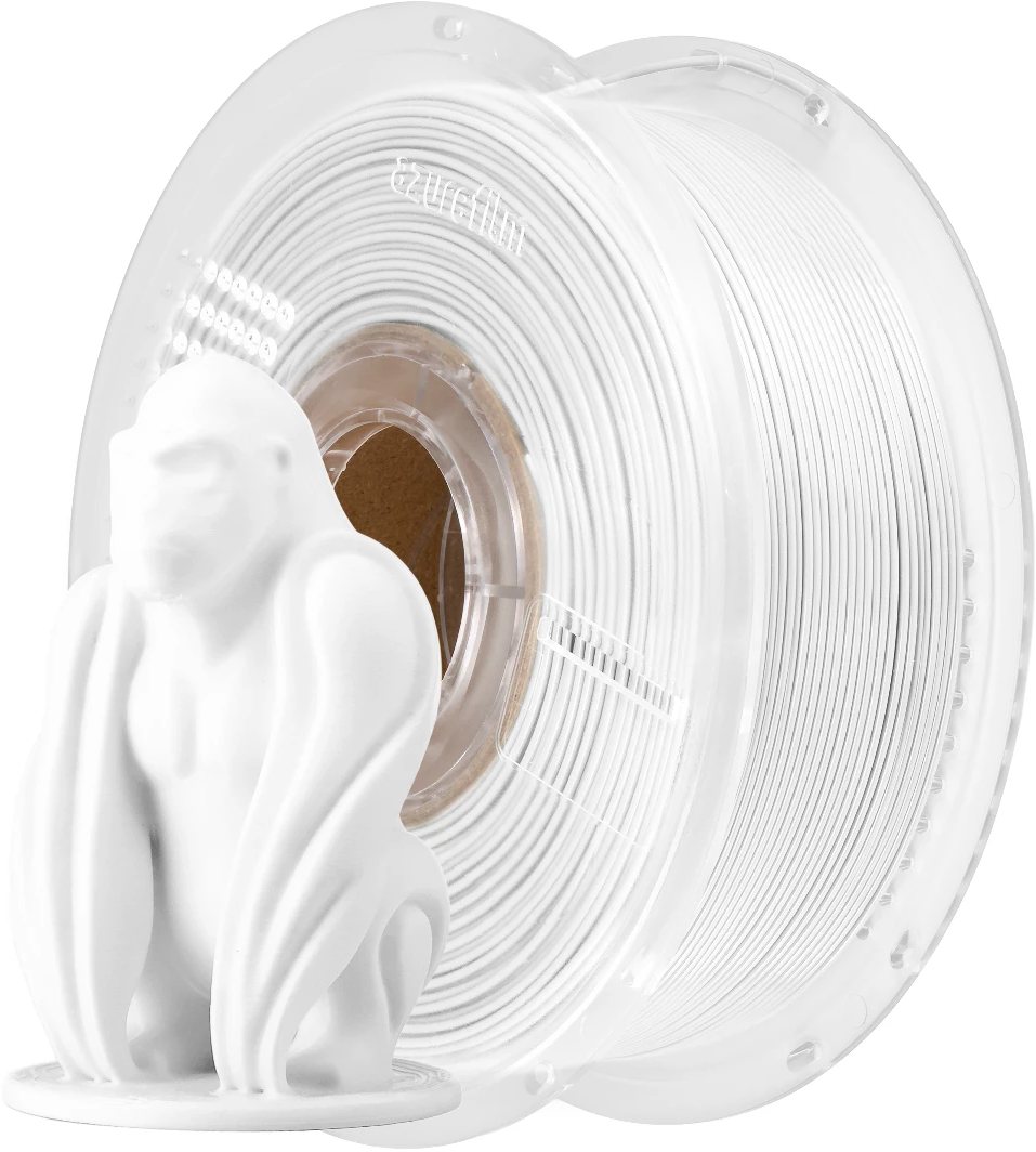 AzureFilm  PETG Hyper Speed White, 1,75 mm / 1000 g    Hochwertiges Universal-Filament