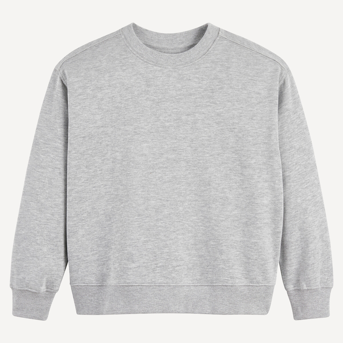COLEÇÕES LA REDOUTE<br>Moletom de gola redonda achatado