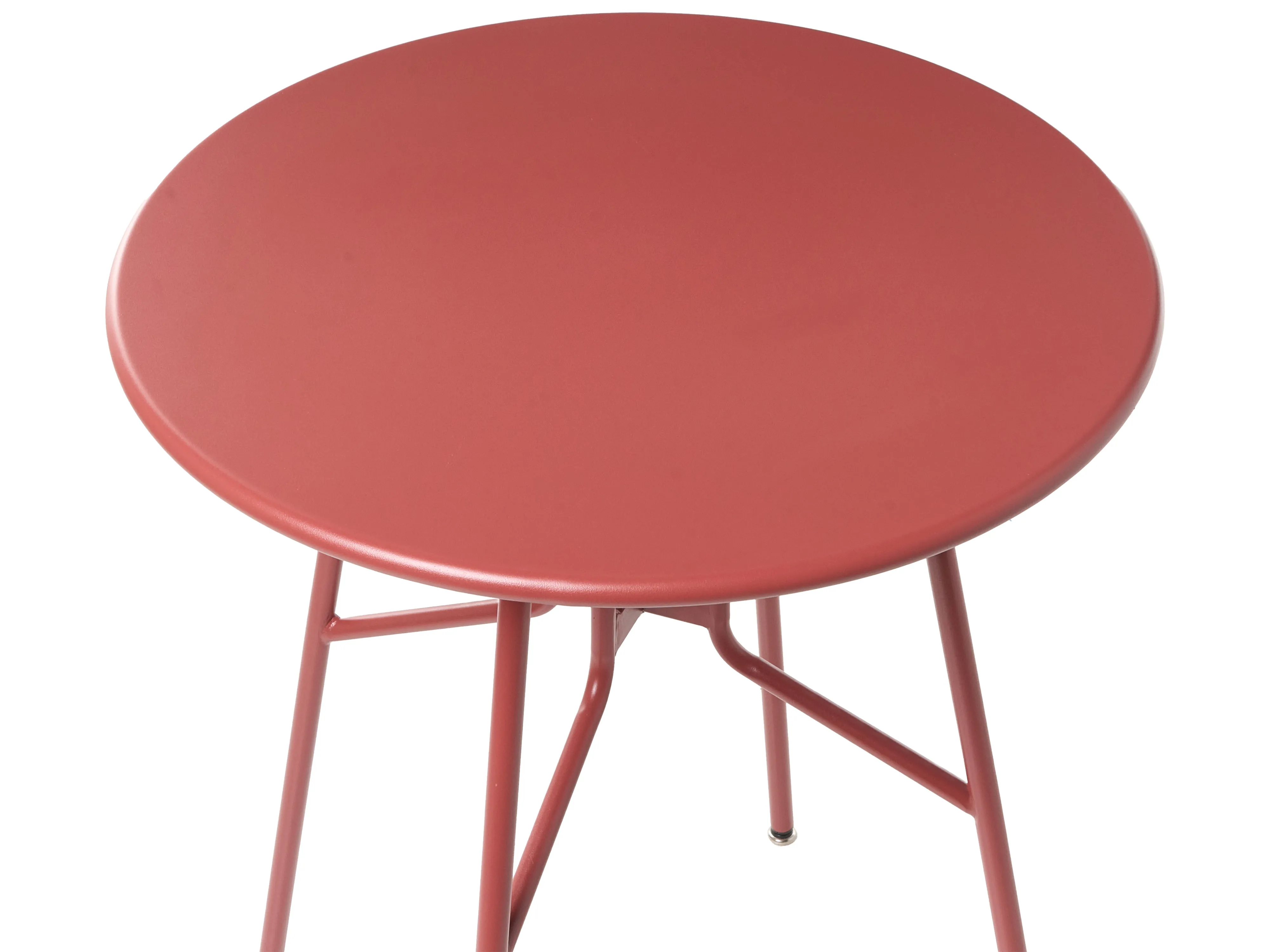 Bistrotafel TALTAL 64 cm 64 cm Metaal Rood