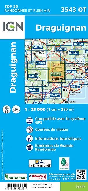 IGN - TOP25 3543OT DRAGUIGNAN 1 25 000