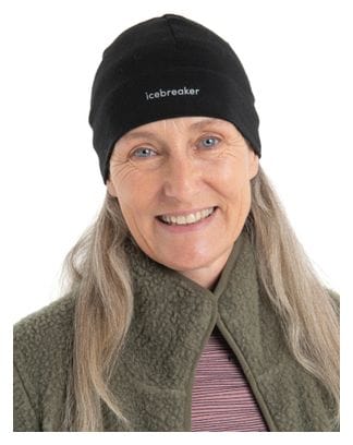 Bonnet Unisexe Icebreaker Merinos 200 Oasis Noir