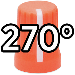 DJ TechTools Chroma Caps 270 Super Knob Neon Orange draaiknop