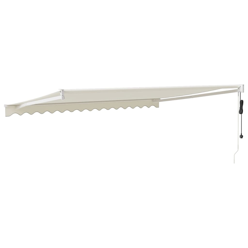 Auvent rétractable automatique crème 4,5x3 m