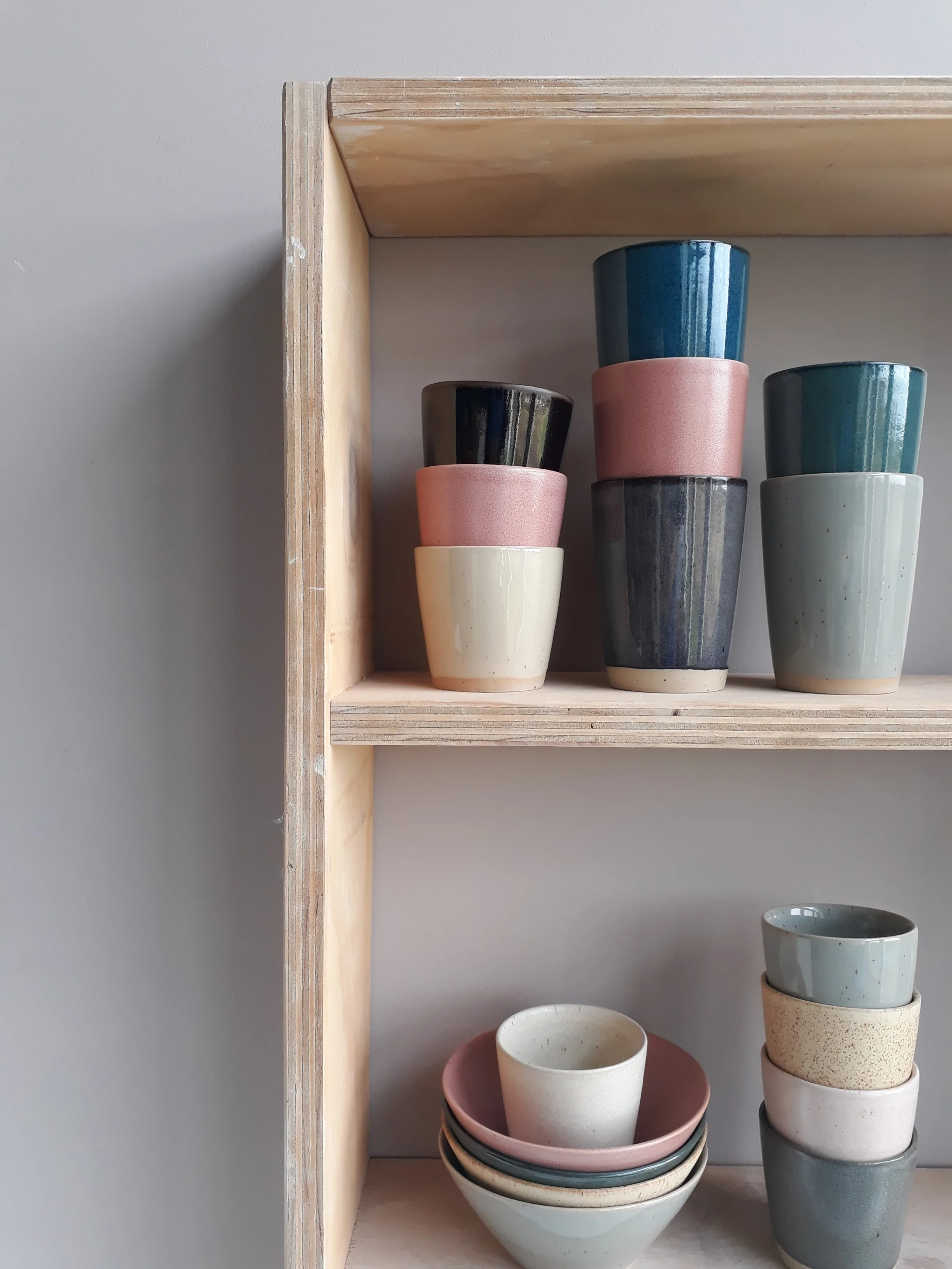 Bornholms Keramikfabrik  Tall Cup, Jade - 30 cl