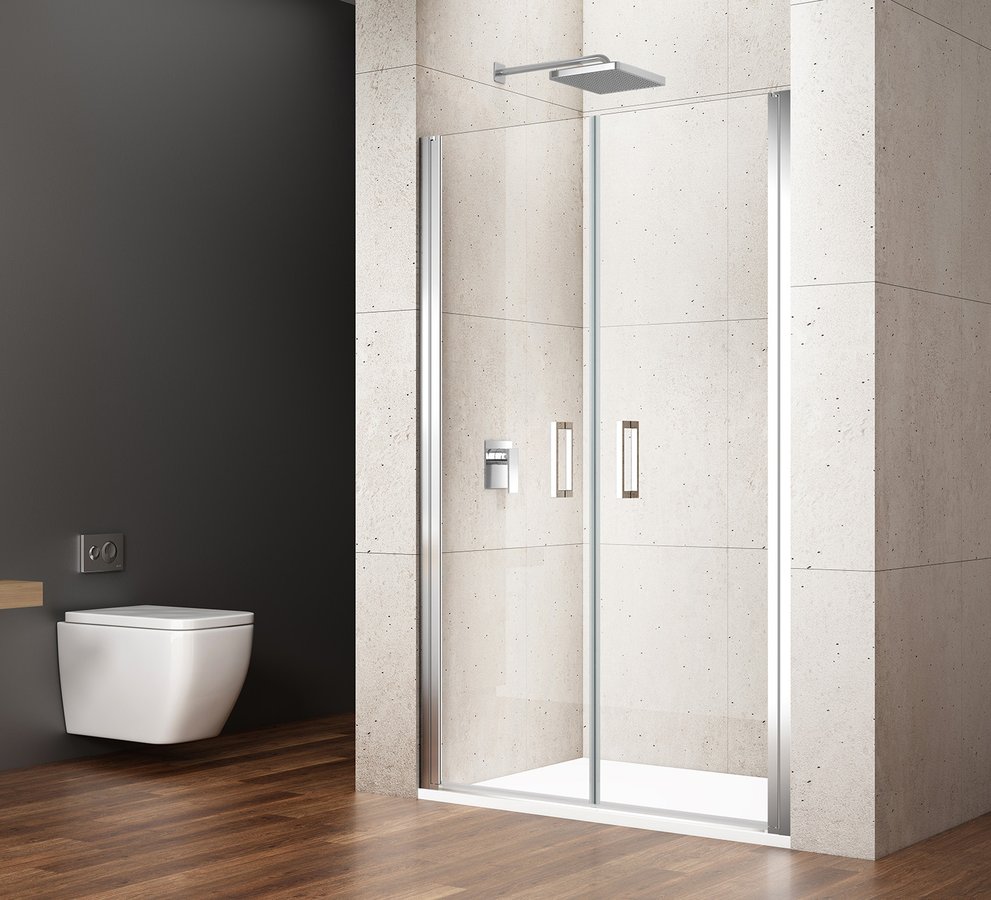 Gelco Loro pendeldeuren 80x200cm chroom