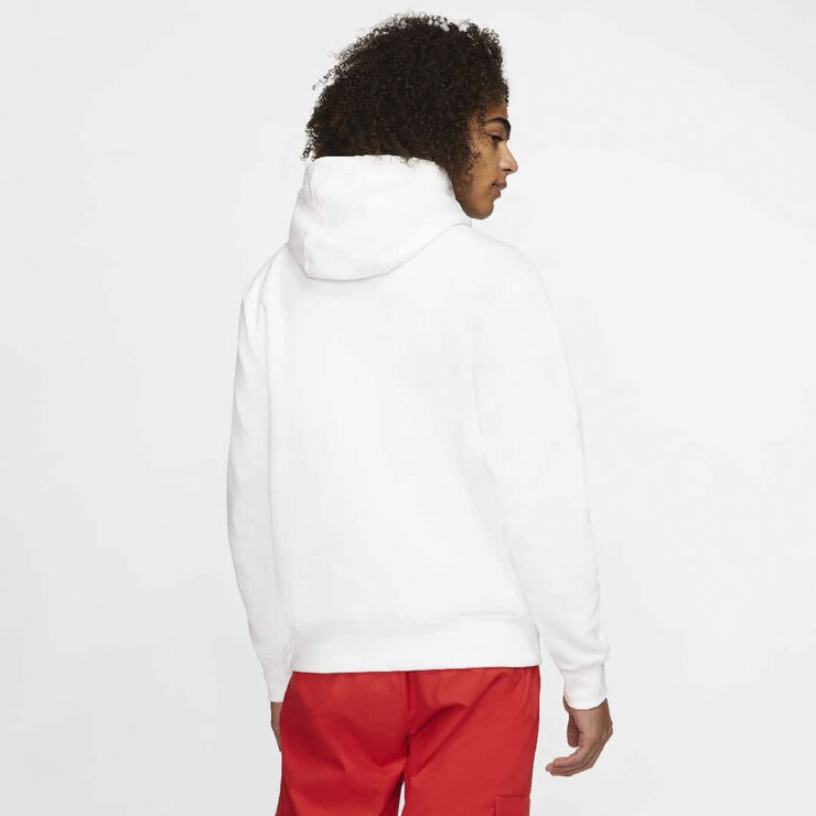 Nike club fleece hoodie White