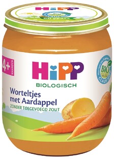 HiPP 4M  Worteltjes met Aardappel 125GR