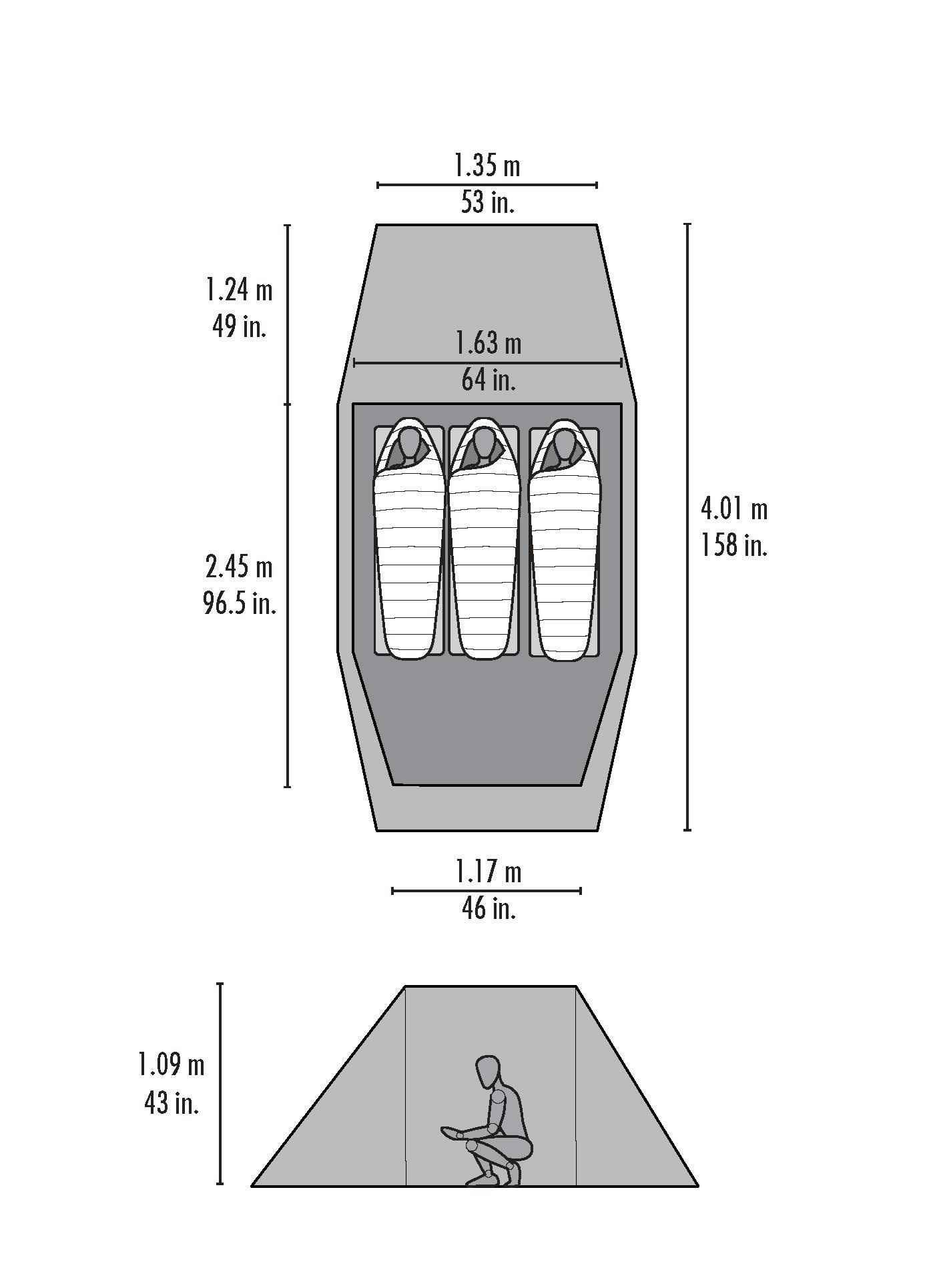 MSR Tindheim 3<br>Tunneltelt