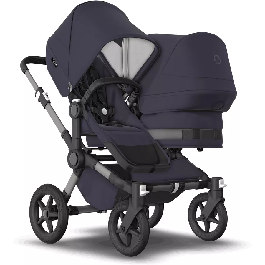 bugaboo Geschwisterwagen Donkey 5 Duo Complete GraphiteDark Navy