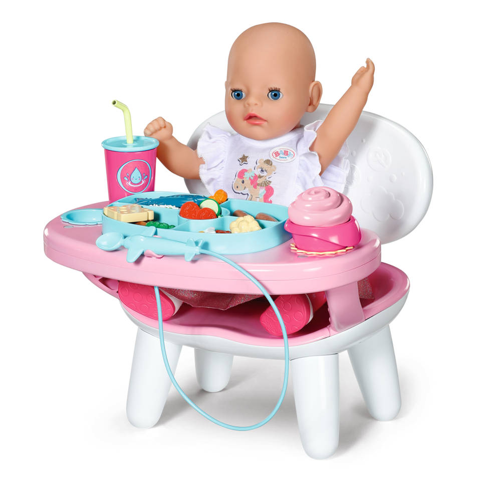 BABY born kinderstoel met lunch