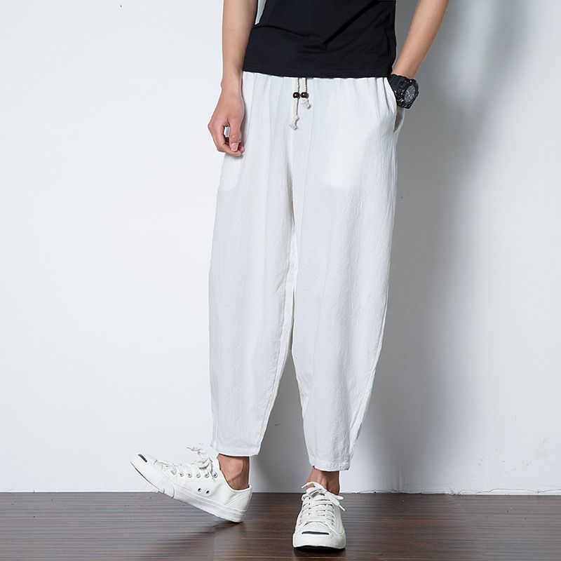 Ninine - Cropped joggingbroek met trekkoord