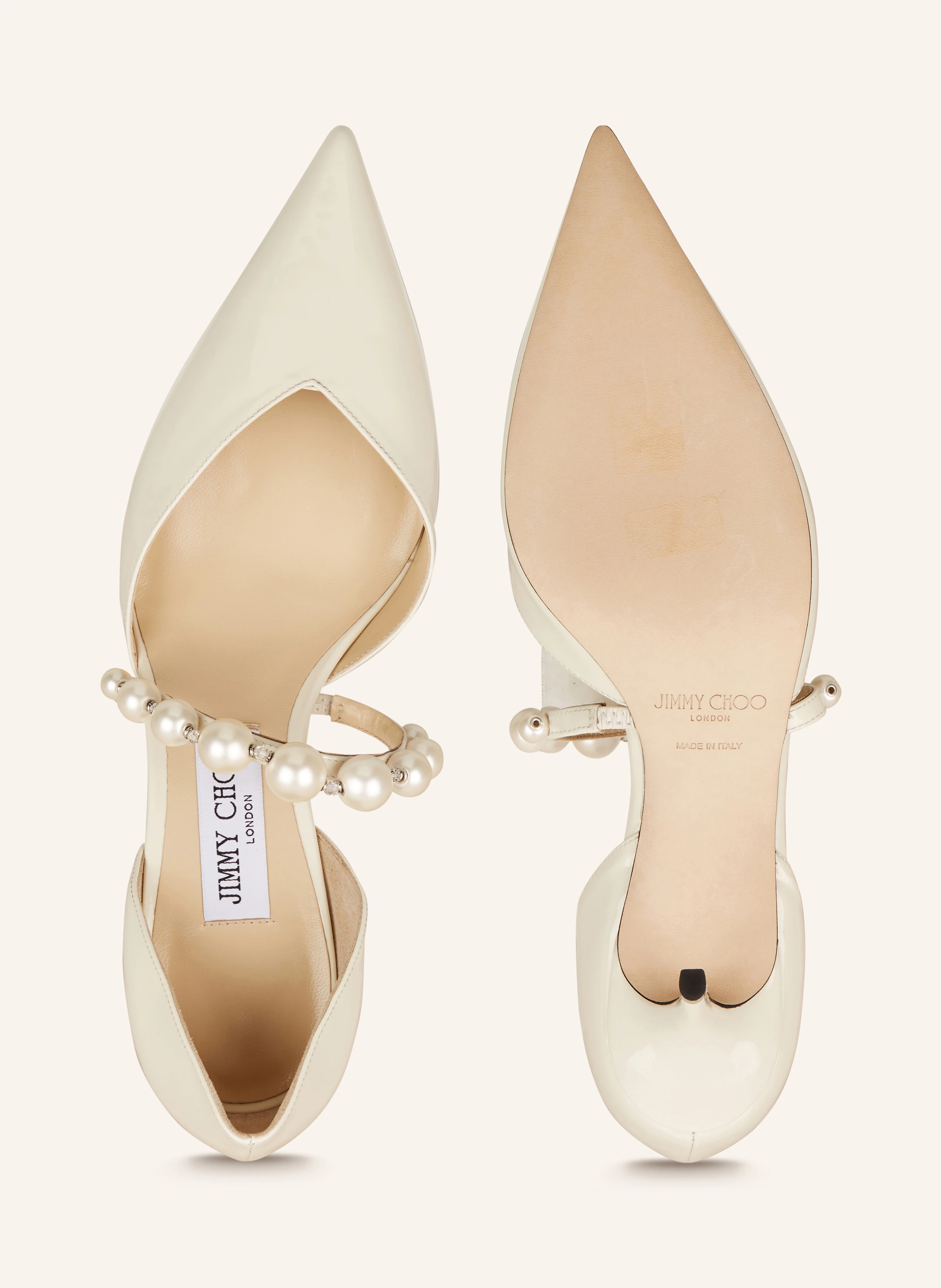 JIMMY CHOO Pumps AURELIE 65 mit Schmuckperlen