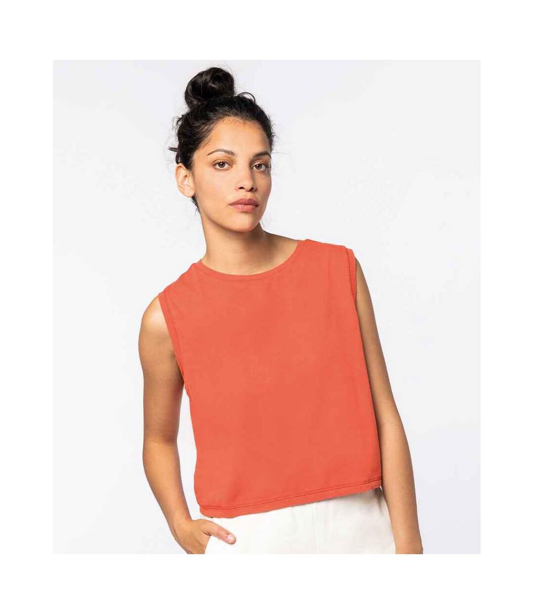 Native Spirit - Débardeur - Femme (Rouge orangé) - UTPC5117