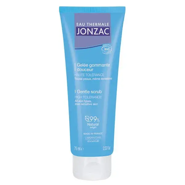 Gel Esfoliante Suave Orgânico Jonzac Thermal Water Essentials 75ml