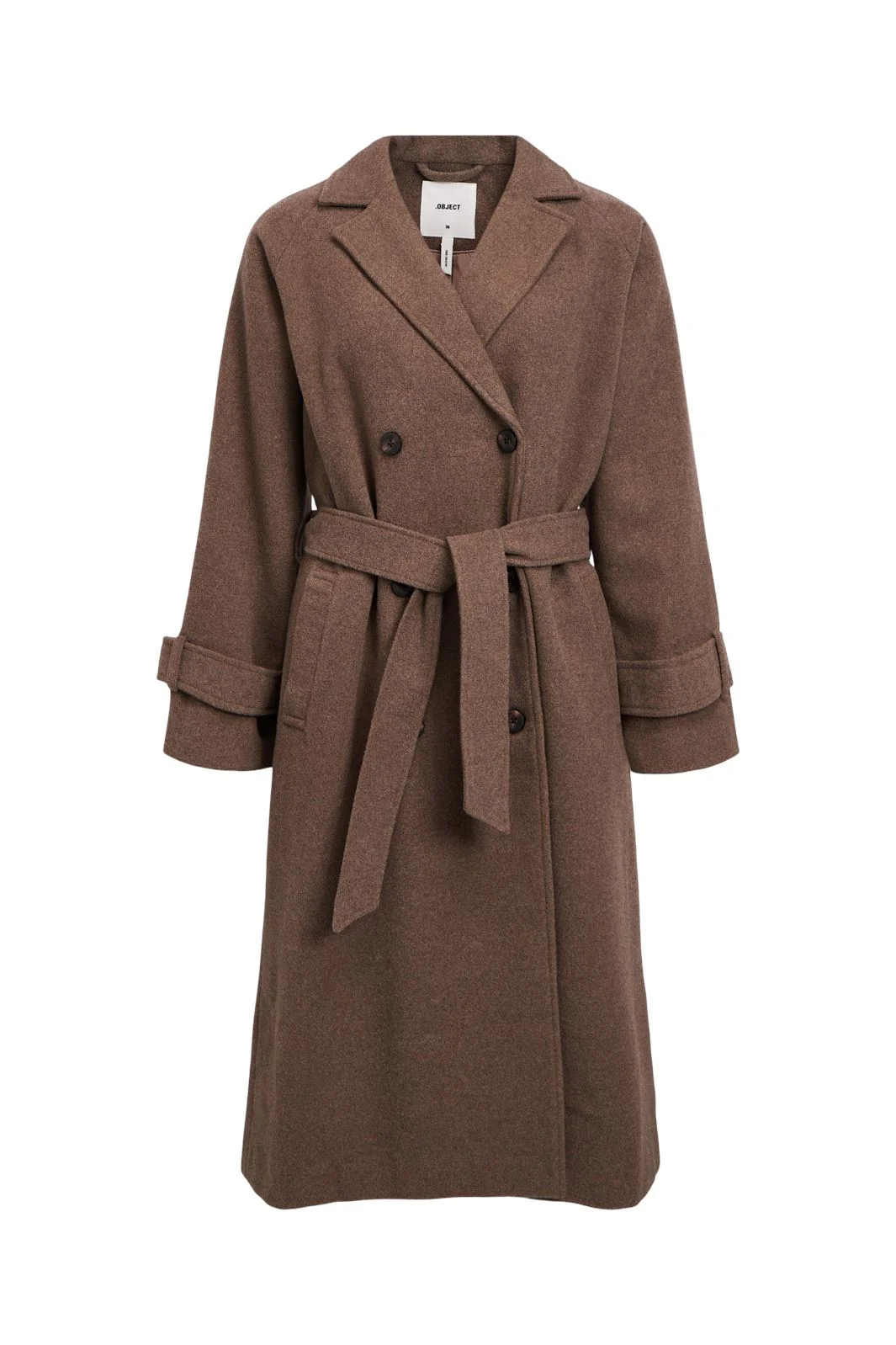 Object Objkeily L/S Coat 4535443 morel melange