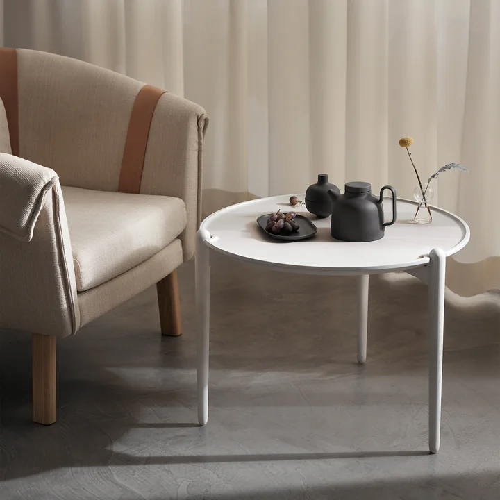Design House Stockholm - Aria Beistelltisch high, Ø 60 x 46 cm, Eiche