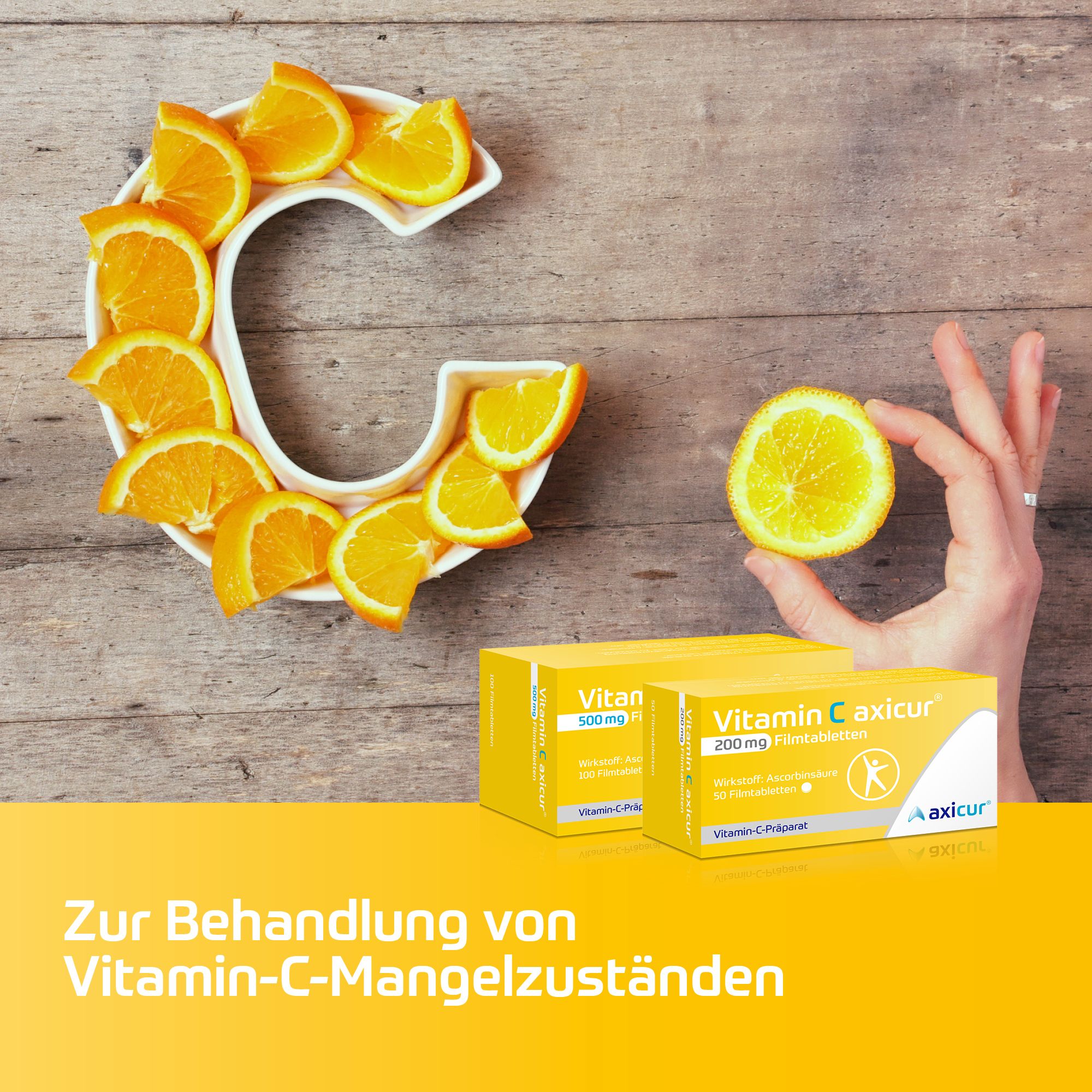 Vitamin C axicur® 200 mg Filmtabletten