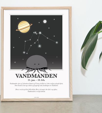 Kids by Friis Poster - Sternzeichen - Wassermann