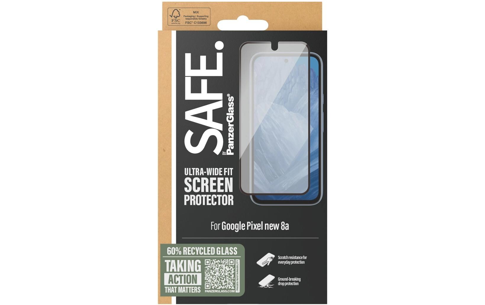 SARNUWFG61456Display-Schutzfolie für das Google Pixel 9a