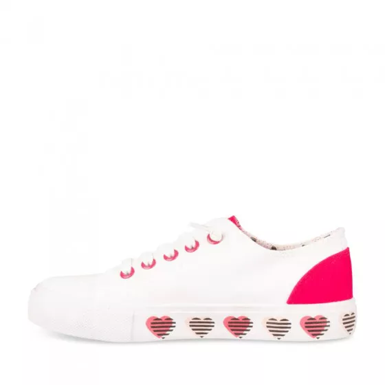 Baskets BLANC LOVELY SKULL