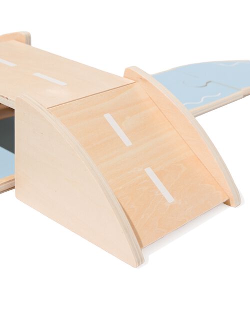 circuit pour voitures et bateaux en bois - kit de démarrage - 31 pièces