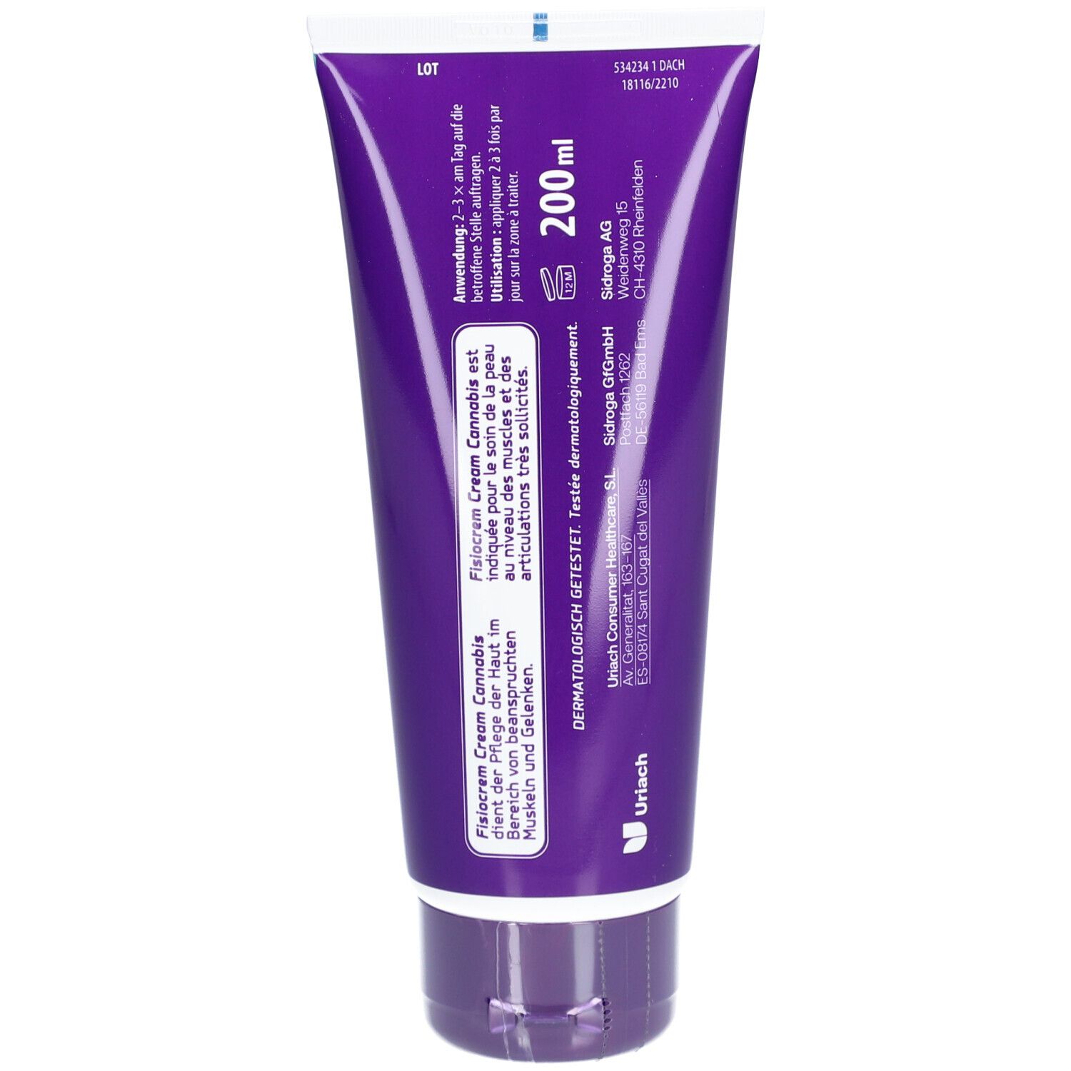 fisiocrem Cream Cannabis