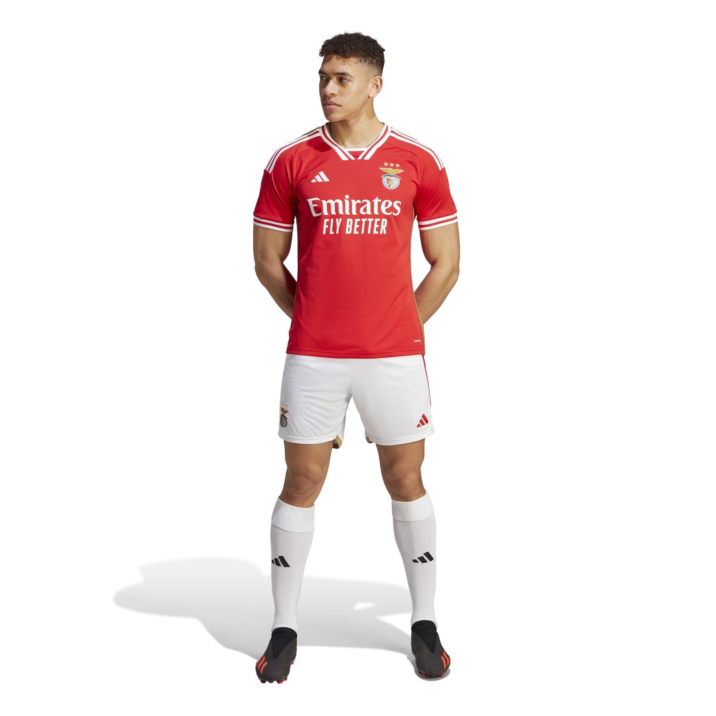 adidas Benfica Home Shorts 2023 2024 Adults