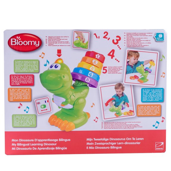 Mon dinosaure d'apprentissage bilingue