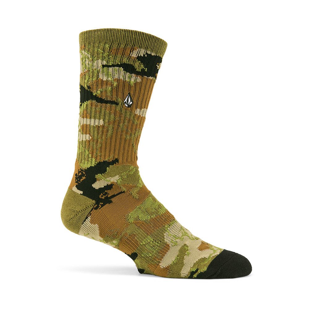 Volcom STONEY STONE - Chaussettes Homme camouflage
