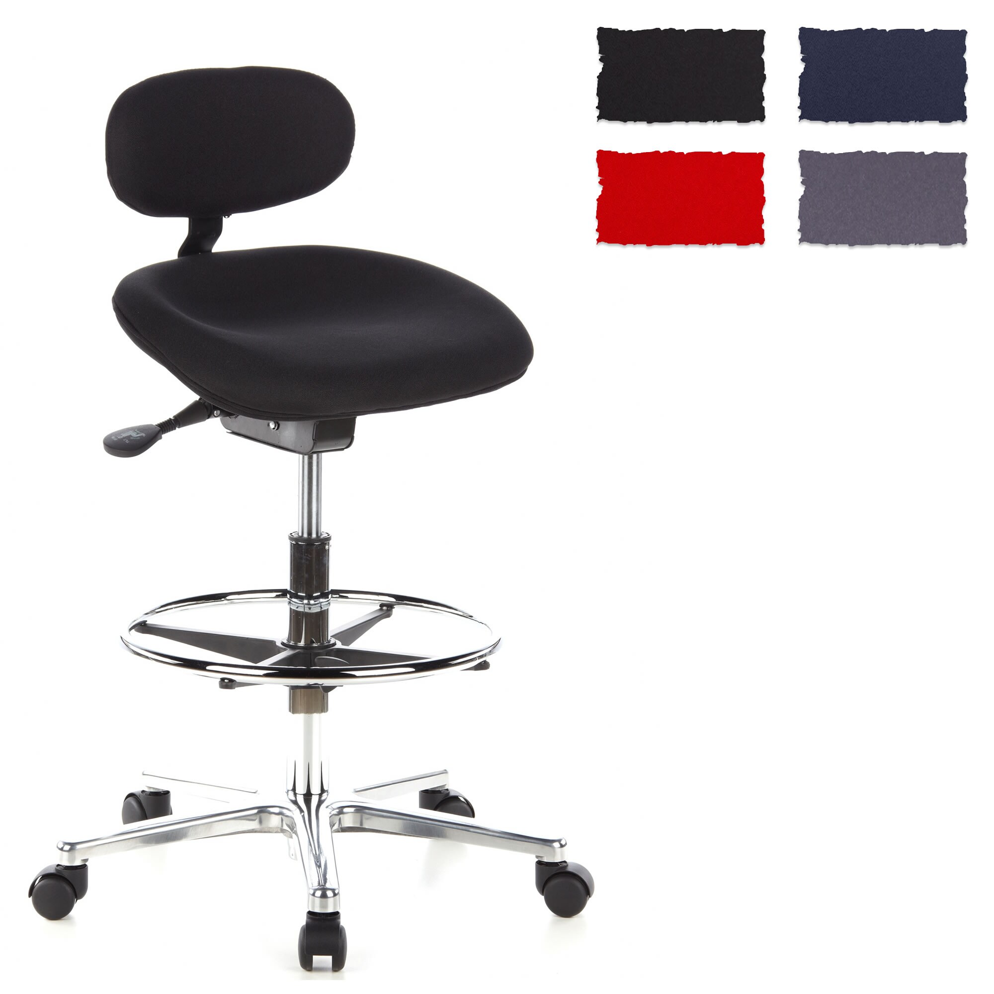 Counterstuhl WORK MF Stoff ohne Armlehnen hjh OFFICE
