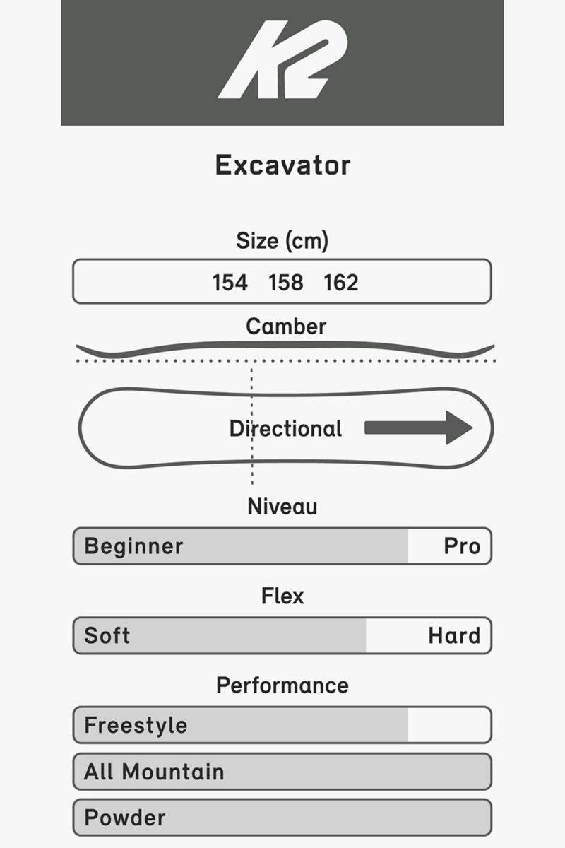 K2 Excavator Snowboard 2324