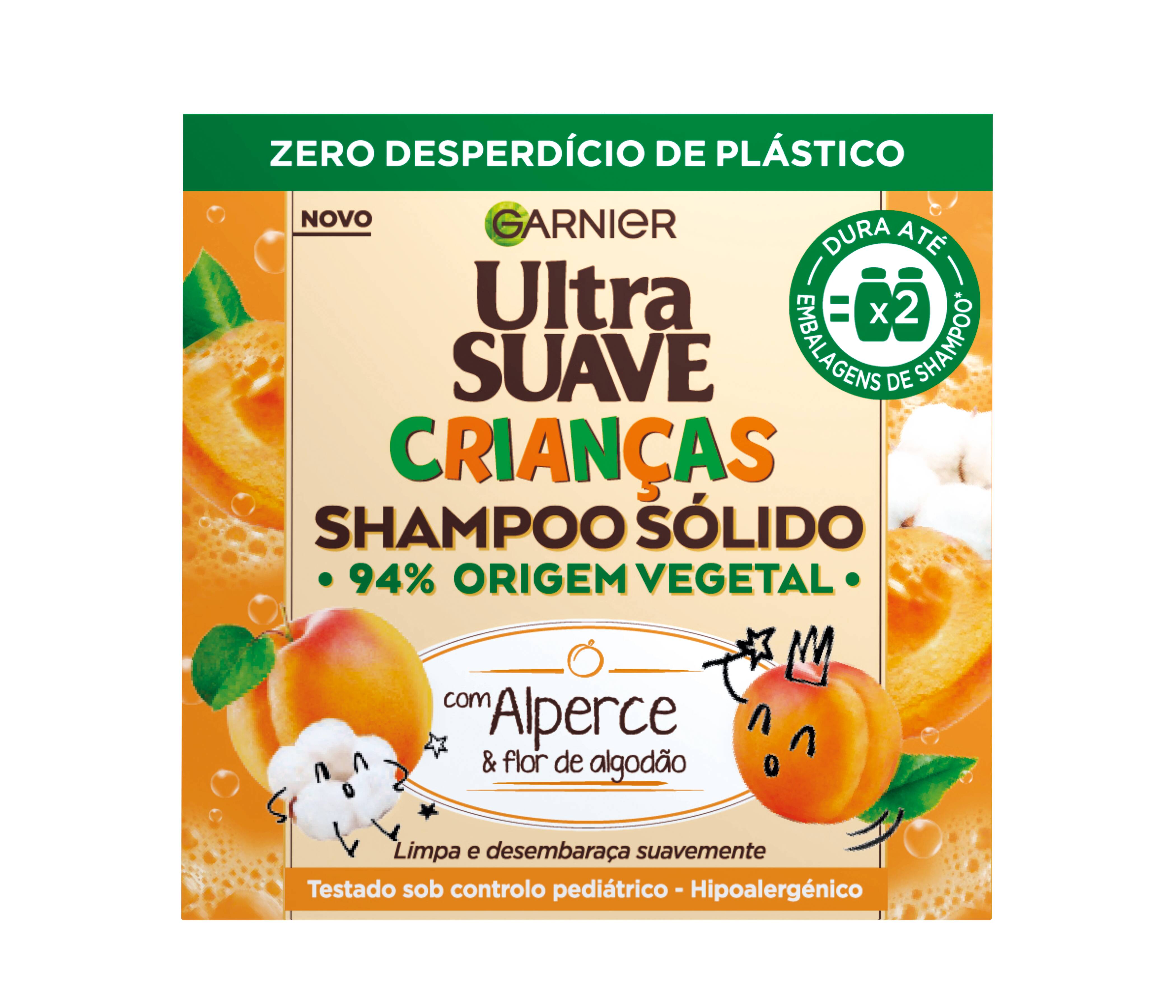 CHAMPÔ SÓLIDO ULTRA SUAVE CRIANÇAS ALPERCE 60G