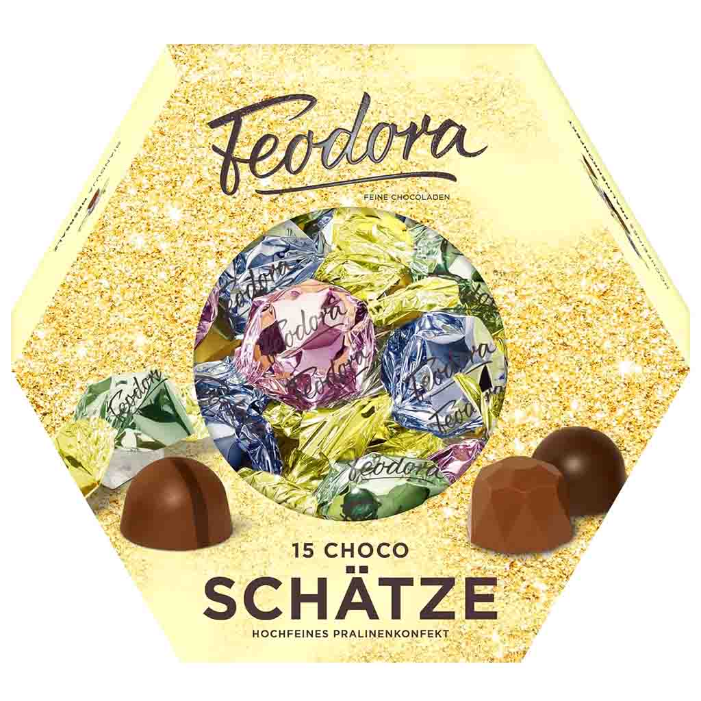 Feodora Schoko Schätze 165g MHD:4.9.25