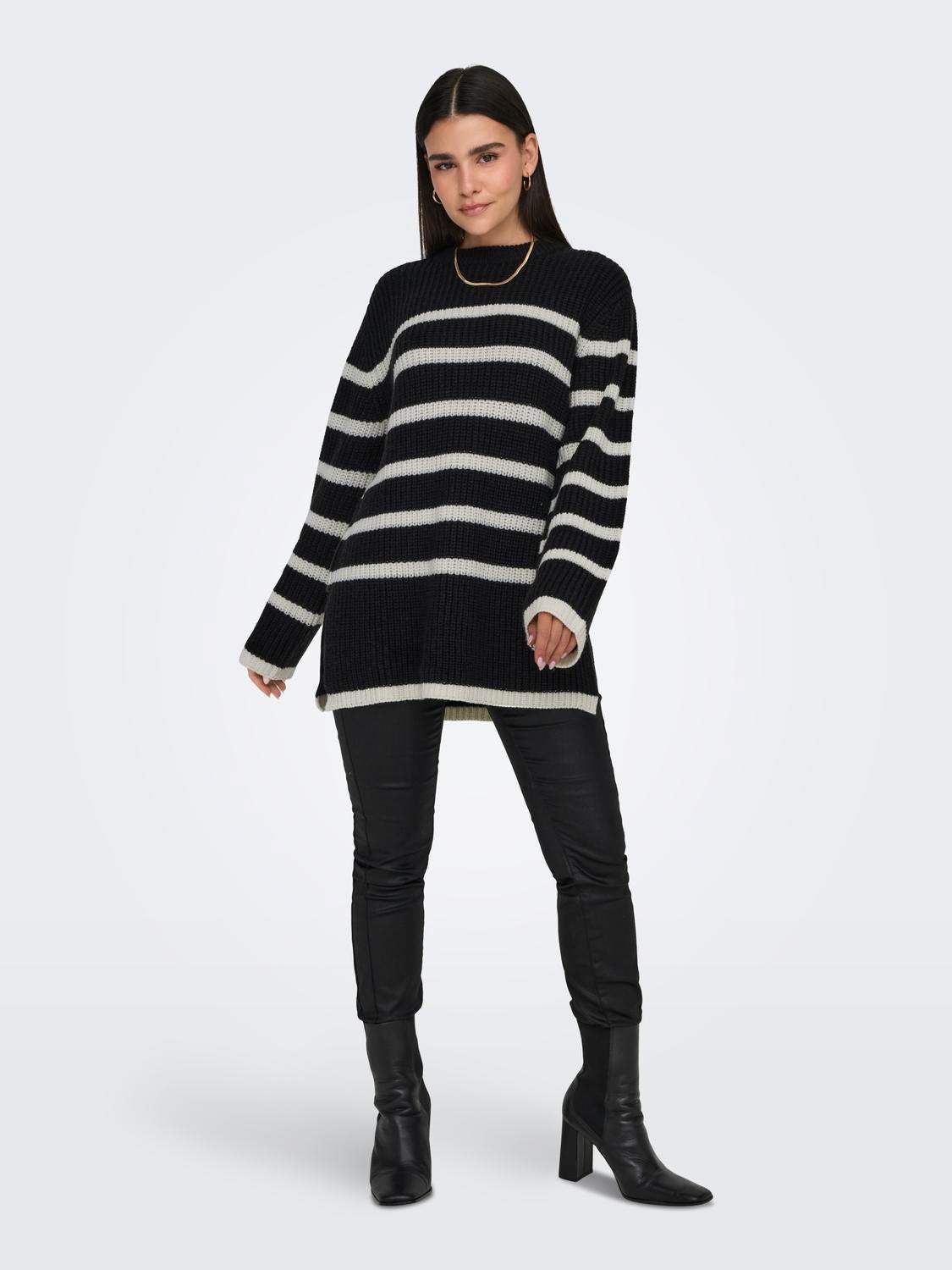 JDYJUSTY Strickpullover Black