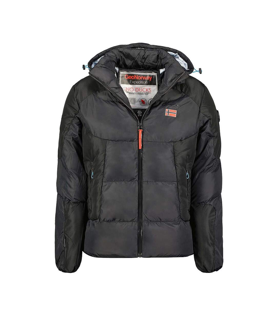 Doudoune Noir Homme Geographical Norway Casidan