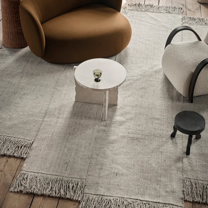Ferm Living - Alter Teppich, 200 x 250 cm, natural