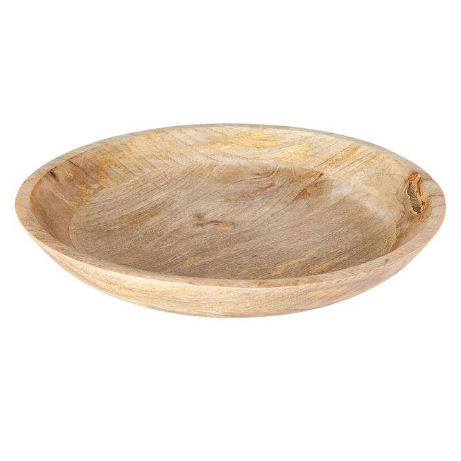 Dekoschale - aus Holz - Ø = ca. 40 cm