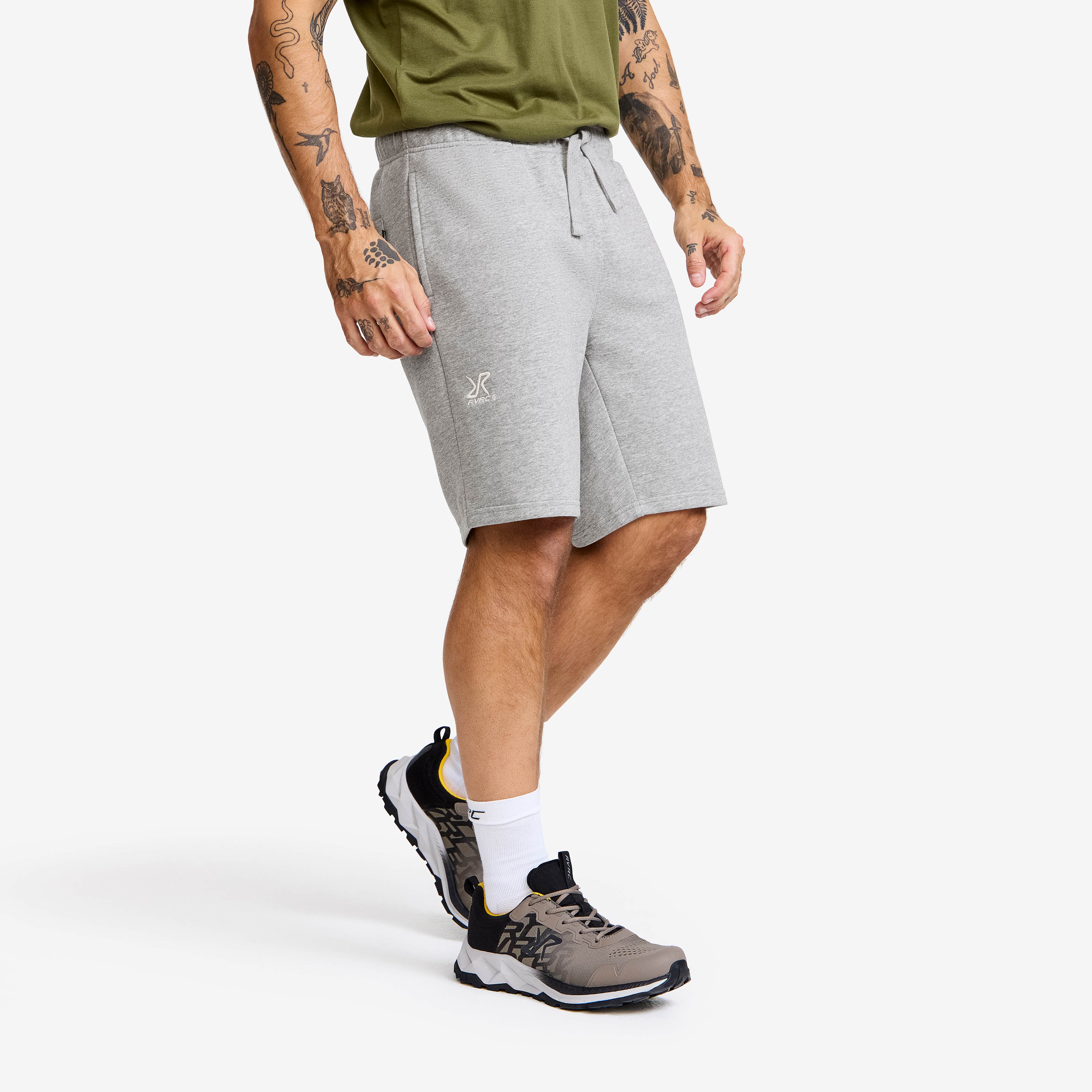 RVRC Sweat Shorts Herre Grey Melange