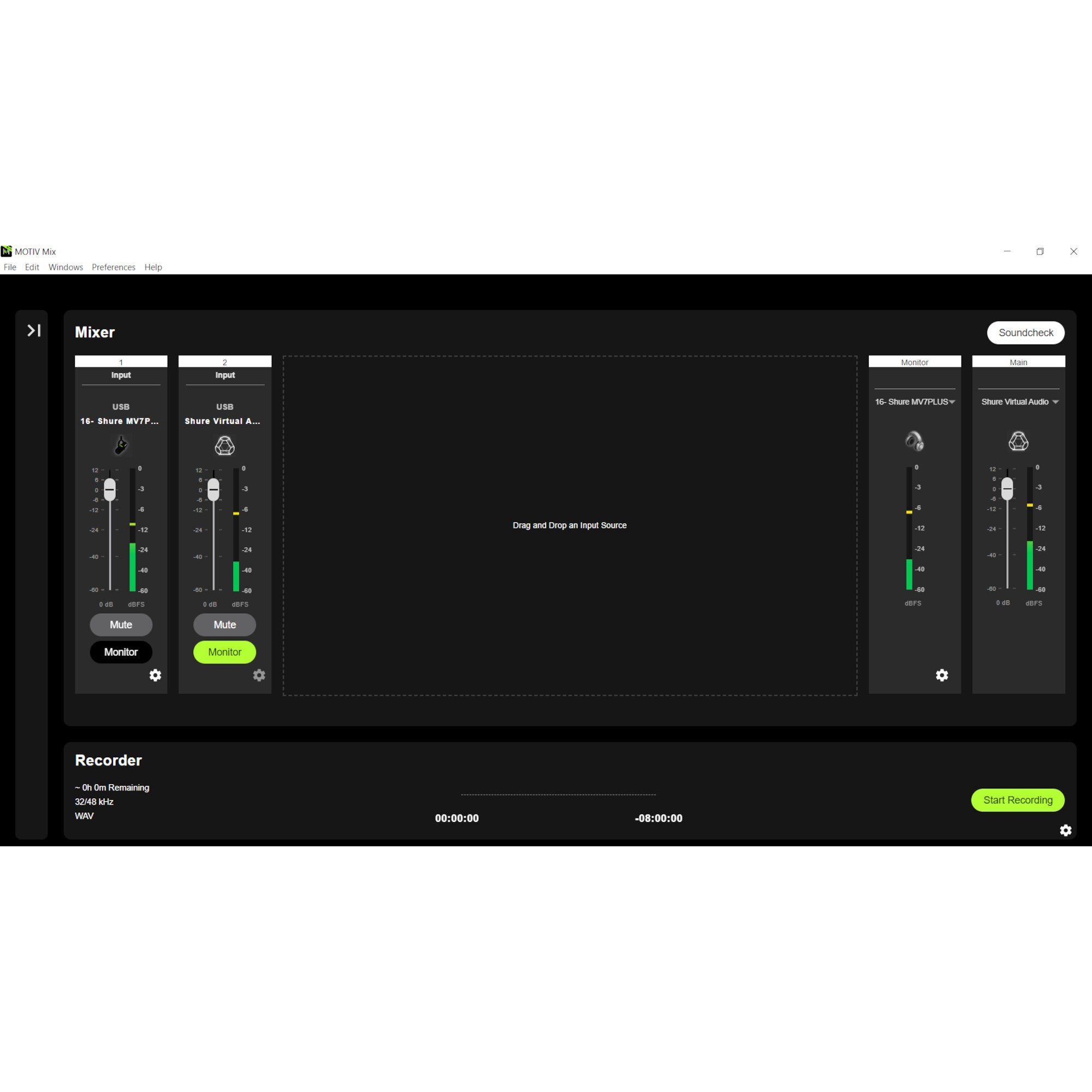 Shure Motiv MV7+ Black dynamische xlr/usb broadcast microfoon