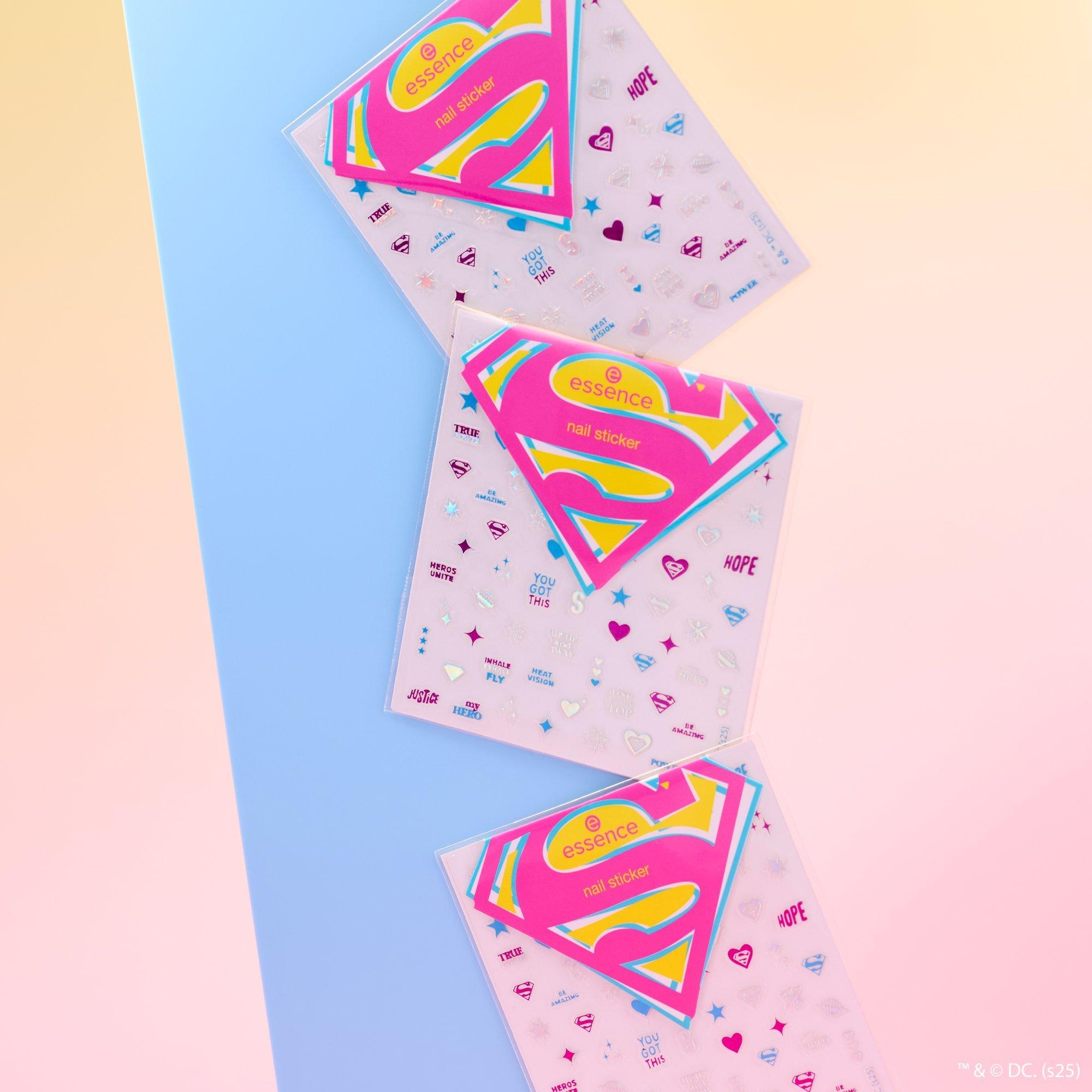 Superman nail sticker