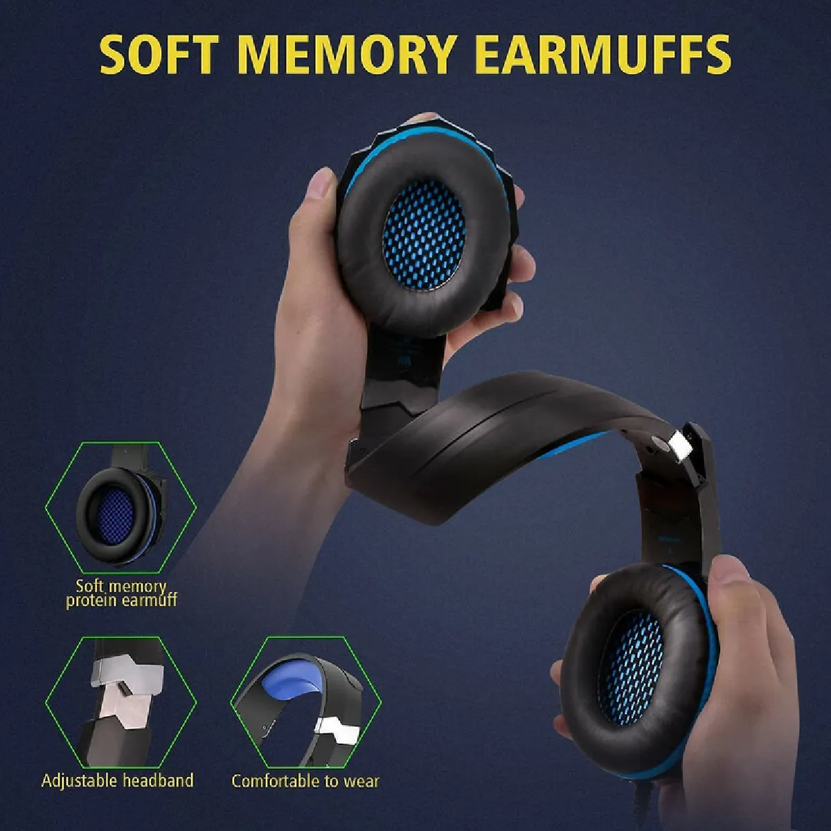 Chrono Casque Gamer PC LED