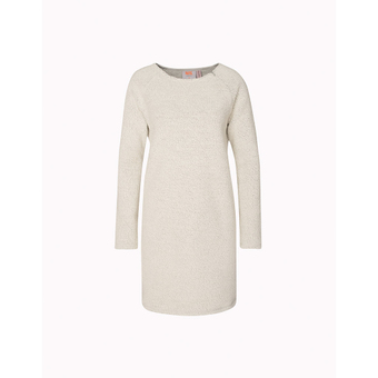 Varg Fårö Wool  Kleid Misty Grey Damen