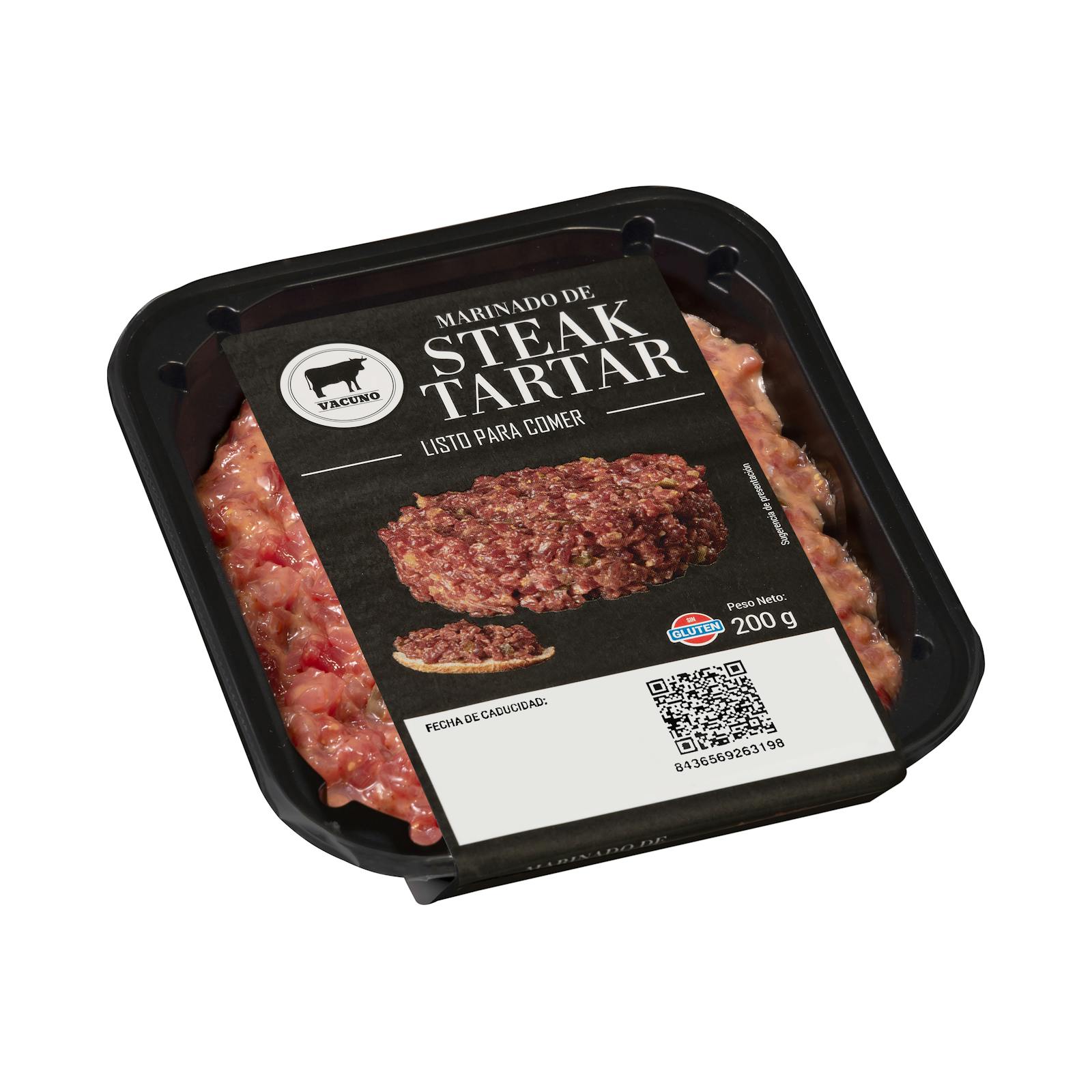 Steak tartare de bœuf mariné