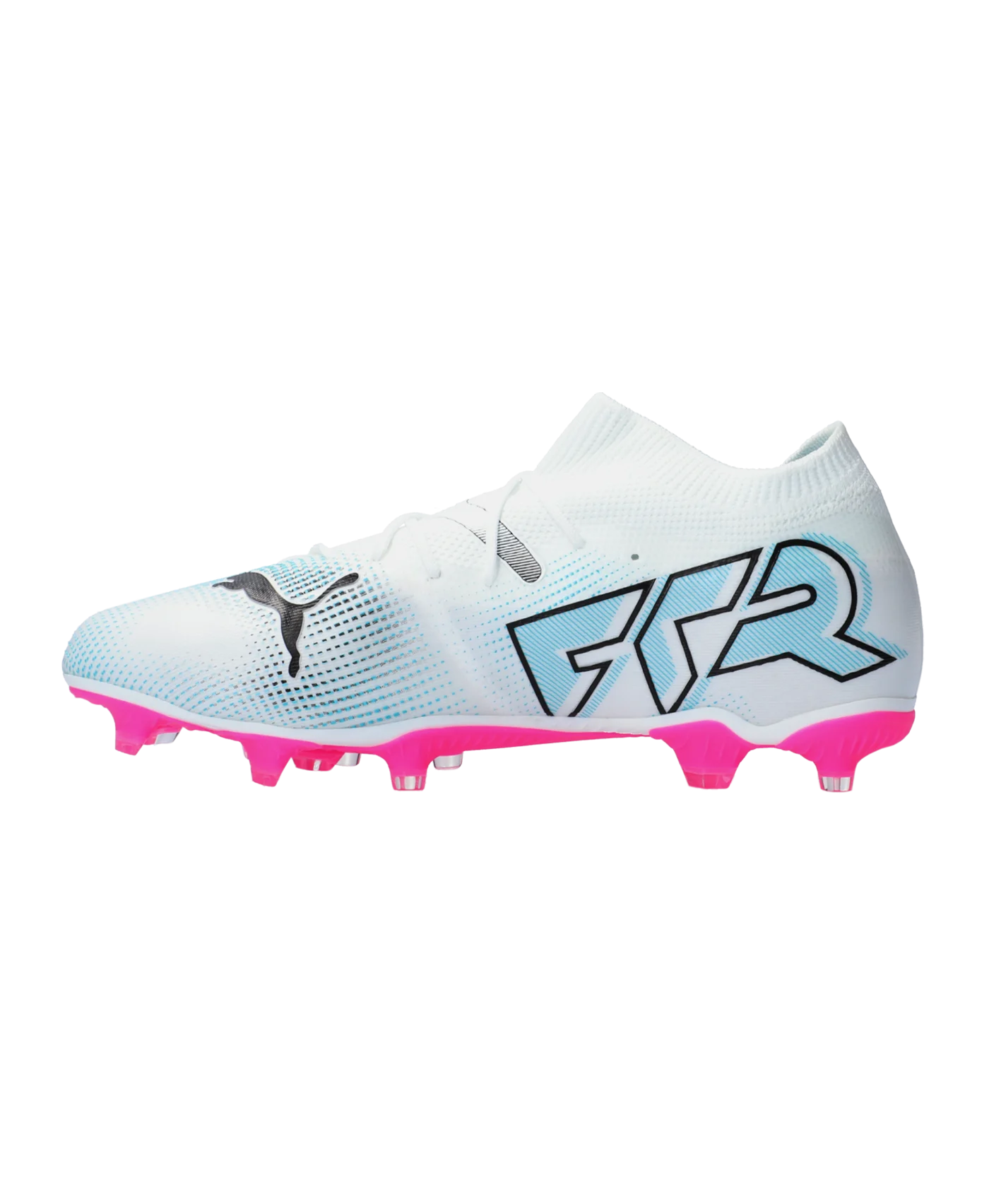 PUMA FUTURE 7 Match FG/AG Phenomenal Weiss Schwarz Pink F01